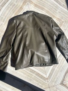 Asymmetrical Olive Colour Jacket