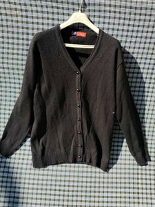 Black Cardigan Sweater
