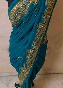 aari tari work saree available need dry clean