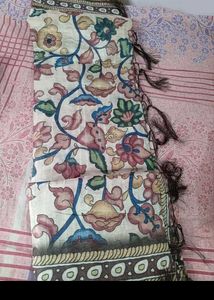 Tussar Kalamkari Saree