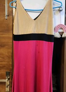 Color Block Maxi Dress