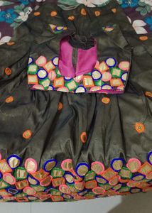 Box Pleate Lahenga