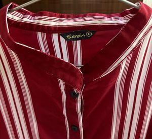 Striped Hi-Low Designer kurti