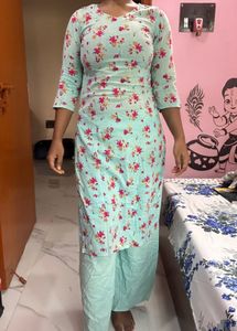 Floral Print Kurti Set