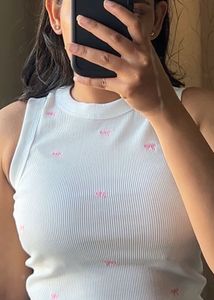 White Pinteresty Top