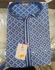 Stylish Blue Kurta Set