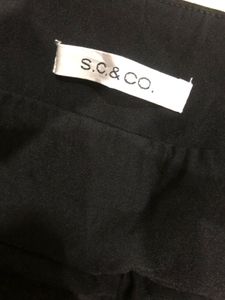 Black Straight Pants