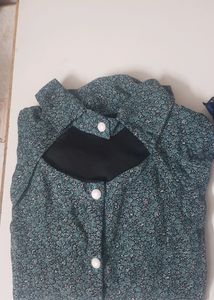 Women Unique Neck Top
