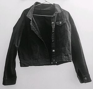 BLACK COLOUR DEMIN JACKET 🖤