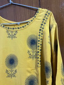 Mustard Kurta