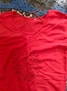 Red Casual Kurti