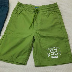 Cute Kids Cotton Shorts (Set Of Two)