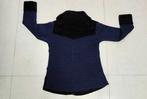 Stylish Kids Blue &amp; Black Coat