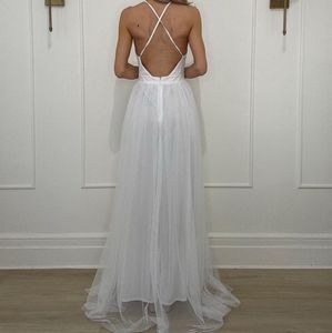 Women&#39;s Sexy Deep V Neck Split Cocktail Party