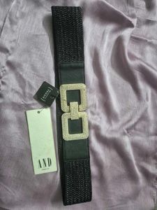Sparkling Square Buckle Belt