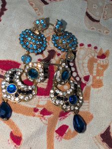 Dark Blue Earrings 💙
