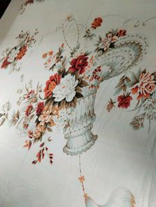Floral Bedsheet Single Bed Imported
