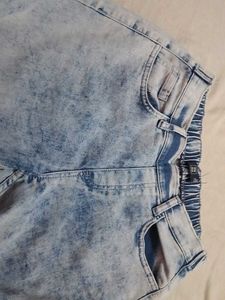 Wide Leg Denim Jeans