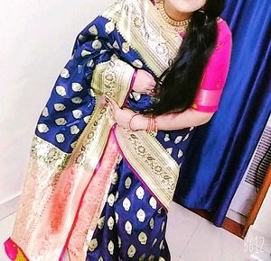 Kathan Banarasi Silk Saree Pure