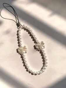 Pearl Bow Phone Charm