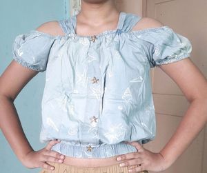Off shoulder Balloon Top