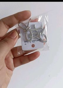 Silver Knot Earrings