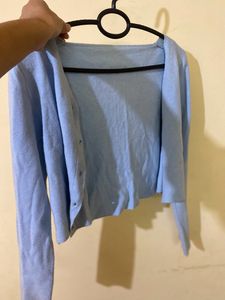 Blue Cardigan/Sweater
