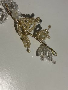 Pearl &amp; Crystal Hair Vine