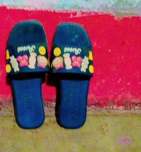 Kid's Blue Slippers