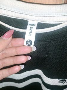 Striped Black Long Sleeve Shirt