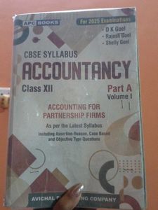 Accountancy Class XII - Part A volume 1 and 2 an