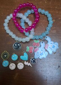 Charms And Bead Bracelets