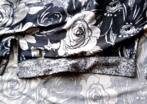 Floral Print Tank Top, Front Short - Back Long