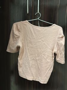 Cute Pink Puff Sleeve Top