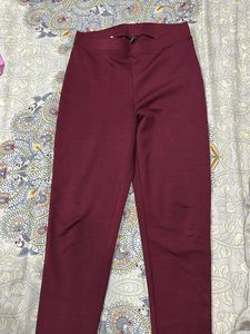 United Colors Of Benetton Burgundy Leggings