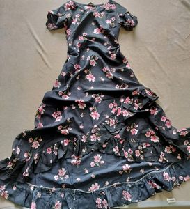 Oomph! Women&#39;S Crepe Wrap Maxi Dress