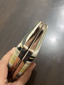 Yellow Striped Clutch