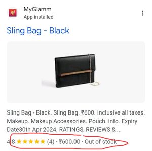 Myglamm Manish Malhotra Sling Bag