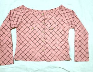 Women's Pink Button-Down Shirt🎀