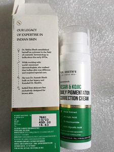 Dr. Sheth&#39;s Kesar &amp; Kojic Pigmentation Cream