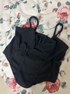Black Corset Style Top