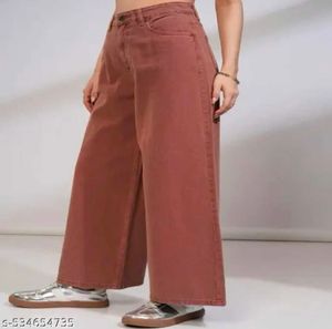Wide Leg Jeans Length Is OK For 5.2 Height