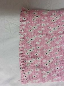 Pink Floral Fitting Top