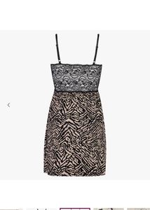 HunkemollerVera Jersey Lace Slip Dress