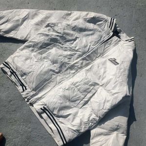 A White Leather Jacket