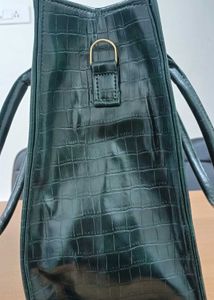 LV Inspired Dark Green Tote Bag