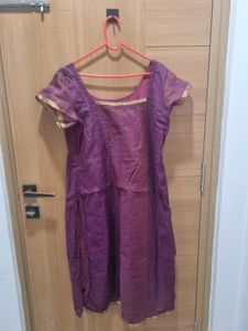 Square Neck Kurta With Lining