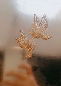 Golden Birds Earings  From Urbanic