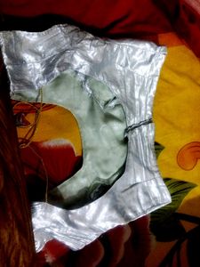 Woman Silver Blouse