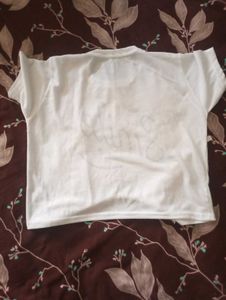 Cute 'Smile' Graphic White Tee